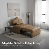 Multifunctional Folding Floor Mattress Multi-Functional Design Sleeper Chair Space-Saving transformable Seat Modern design for Apartment Dwellers, individuals, Students, Balcony, Small Apartments, Bedroom