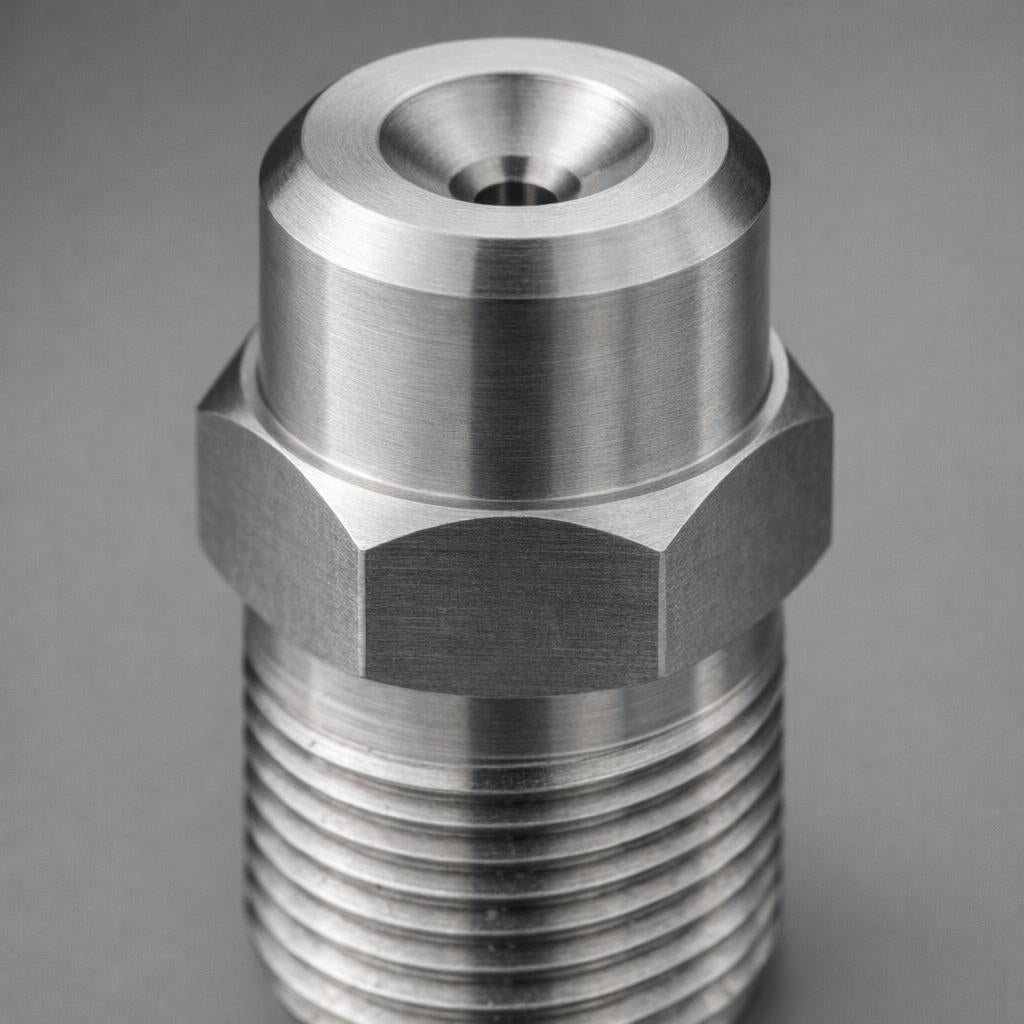 304 Stainless Steel Wide Angle Solid Cone Spray Nozzle, Industrial Misting for Cooling, Humidification, Temperature Control
