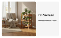 Multi-Tier Plant Stand Floor-Standing Tiered storage spaceSaving Design sturdy Duty for Gardeners, Renters