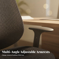 Highrear Ergonomic Chair Reclining Function Office Furniture Adjustable Headrest 360° rotate for Students, Study Room