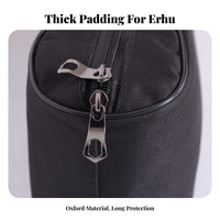 Long-Lasting Oxford Cloth Erhu Bag Adjustable Shoulder Strap Padded Erhu Carrying Case Portable for Travel