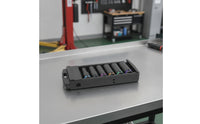 6 Pieces 1/2-Inch Drive Metric Socket Set Chrome Vanadium Metric Deep Well Socket Set Tools Cr-V Compact for Mechanics