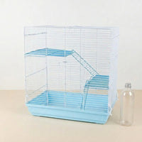 Multi-Level Hamster Cage for Syrian Hamster, 3-Tier Wire Hamster Home for Large Dwarf Pets, Modern Style Detachable Customizable Habitat Cage