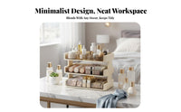 Makeup Case with Drawers Compartmentalized Design Cosmetic Organizer for Desktop