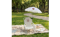 Pushchair Attach-on Umbrella Round Canopy Pushchair Shade Bear Decoration Infant Gear