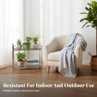 Tiered Pot Rack Indoor & Outdoor Use Plant Stand Minimalist designated areaSaving for homeowners, Balcony, Patio