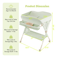 Baby Changing Table Multifunction Baby Changing Table Wheels