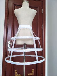 Layered Ruffle Birdcage Crinoline Petticoat for Cosplay, Lolita Dress