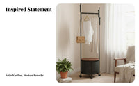 Foldable Floor Drying Rack Foldable Clothes Airer Space-Saving for Dorm Room