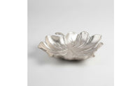 Metal Leaf Dish Zinc Alloy Leaf Shaped Tray Rustic Look Jewelry Dish for Dressing Table