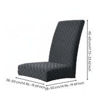 Stretch Dining Chair Cover Full Coverage High Back Chair Cover Easy to Install