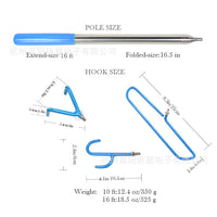 4.8m Stainless Steel Telescopic Disc Golf Pickup Tool