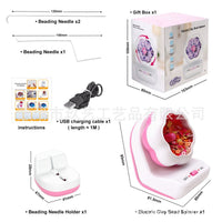Beading Needle Kit Handmade DIY Bracelet Necklace Beading Tool Set Small Bead Stringing Tool