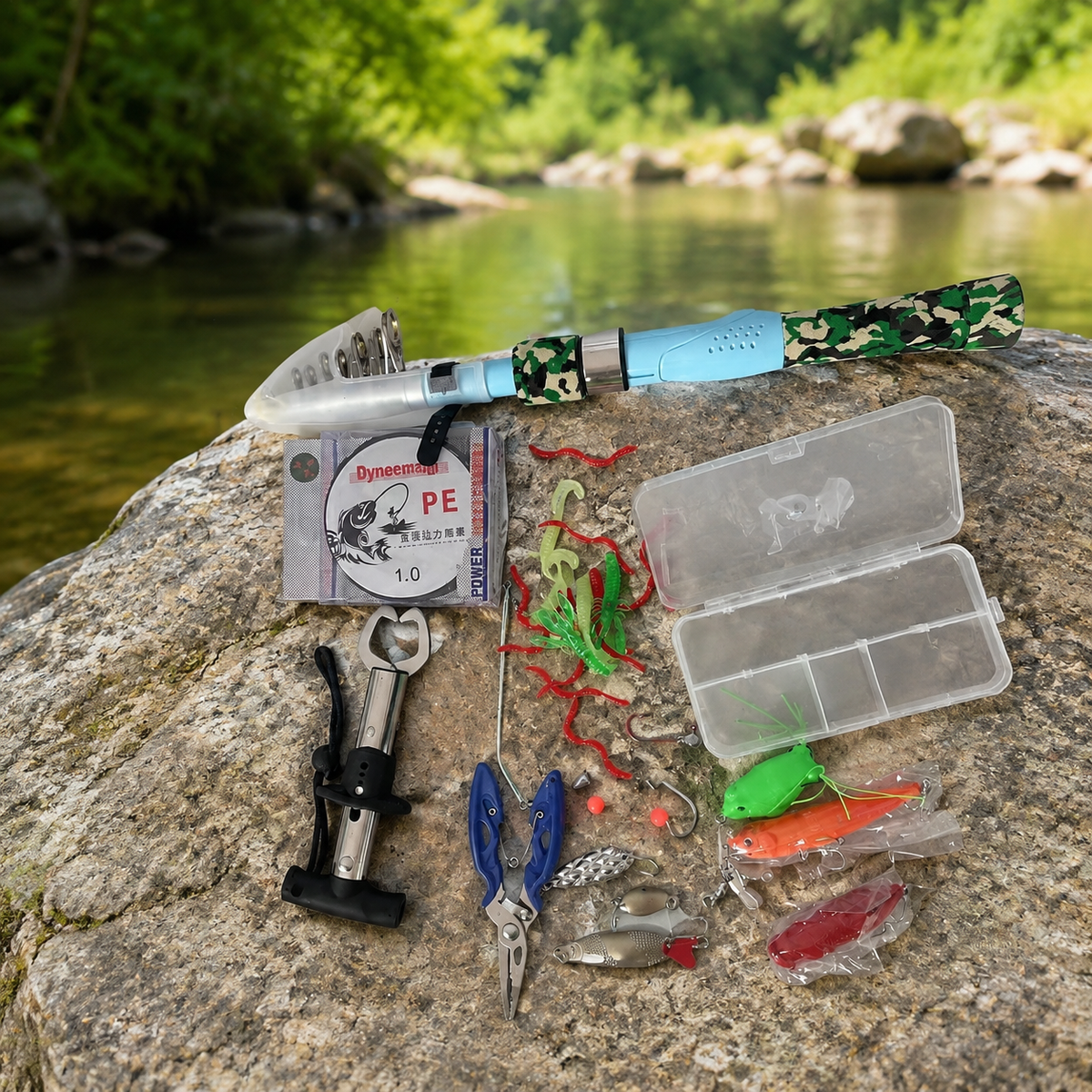 fishing rod and reel combo