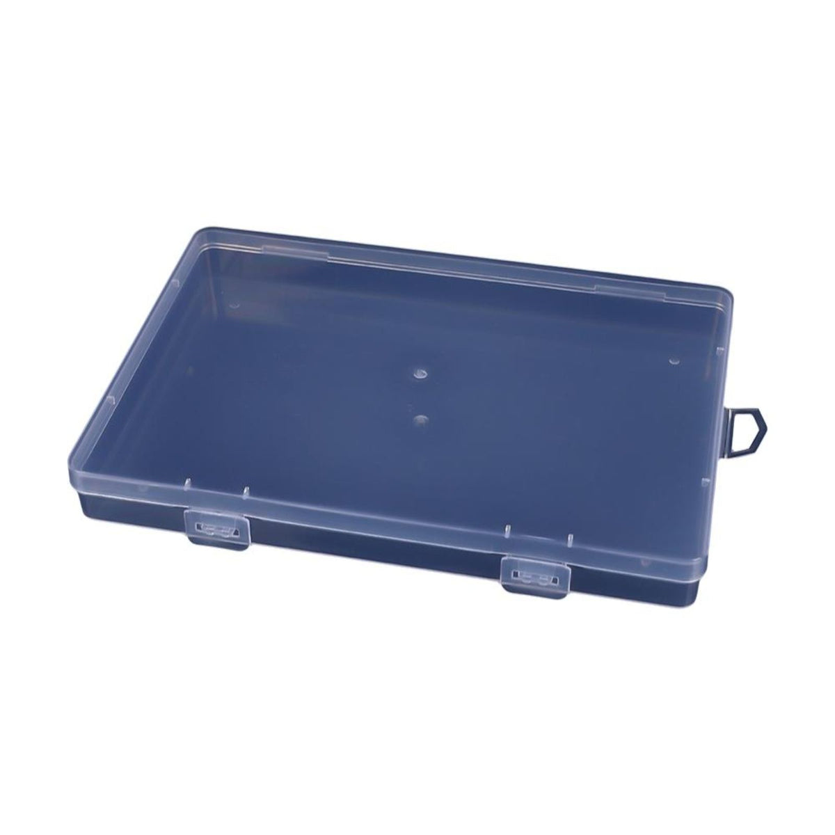 Clear Rectangular Storage Box, Multi-Size Plastic Organizer with Lid, Stackable Container for Hardware, Jewelry, Crafts