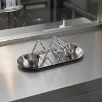 Taco Holder Food Grade Stainless Steel Taco Rack Anti-Slip Feet for Parties