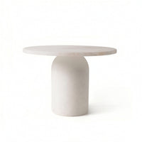 Marble High Tray Sculptural Marble Pedestal Stand Elegant for Hosts, Tea Lovers