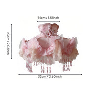 Lace Tassel Lamp Cover Vintage Design Classic Design Lampshade for Bedroom