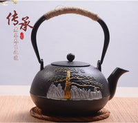 典工堂铁壶 仿日本南部铸铁壶 双铁崖柏生铁壶 烧水壶 茶具茶壶