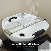 Reduces Pressure Hair Washing Neck Pillow Waterproof Shampoo Bowl Neck Rest Ergonomic Design for Hairstylists, Home Users