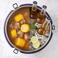 Sealed Stainless Steel Insulated Bucket with Handle