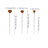 Rusted Rainwater Collector Easy to Install Ground Stake Rain Catcher