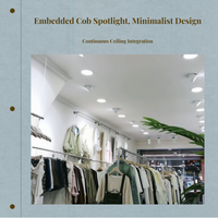 COB LED Ceiling Spotlight, Adjustable