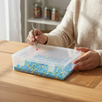 31 Compartment Organizer Easy to Organize 30 Grid Storage Box Lightweight Bead Storage Box for Workbench