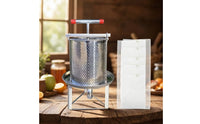 Honey Press with Strainer Bags Stainless Steel Honey Press Heavy Duty Kitchen Tool for Hobbyists