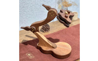 Desktop Embroidery Hoop Stand Stable 360-Degree Rotating Needlepoint Holder Detachable Adjustable Wooden Frame