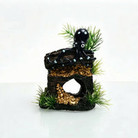 Freestanding Resin Aquarium Decoration Easy to Clean Resin Aquarium Ornament Stable Aquatic Tank Ornament Sturdy for Aquascaping