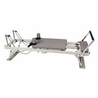 Multi-Functional Foldable Pilates Reformer Multifunctional Home Pilates Training Bed Space-Saving Core Exercise Reformer Machine Easy to Move for Gym