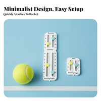 Tennis Score Keeper Easy Installation Tennis Racket Score Counter Portable Athletic Gear for Amateur Participants, Kids, Recreational Play