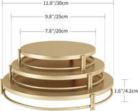Gold Wedding Dessert Stand and Fruit Plate Set