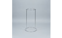 Planter Stand with Circular Base Open-Frame Plant Rack Metal for Balcony