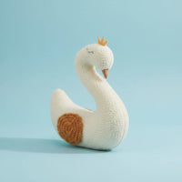 Cuddly Material Goose Prop Cute Design Stuffed Goose Lightweight