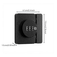 Keyless Combination Cabinet Lock, Code Drawer Lock, protected Sliding Door Lock for closet, Adjustable, Easy Installation