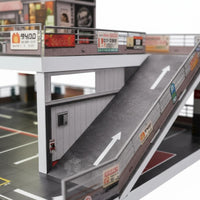 Lighted Car Shop Scene LED Lights 1:64 Model Parking Lot Realistic for Showcase