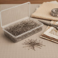 2400 Pieces Flat Head Straight Pins   Sewing Pins Easy to Hold Fasteners for Quilters, Crafters, Crafting