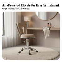 Adjustable Swivel Seat with Backrest Padded Cushion for Kitchen, Spa, Home Users