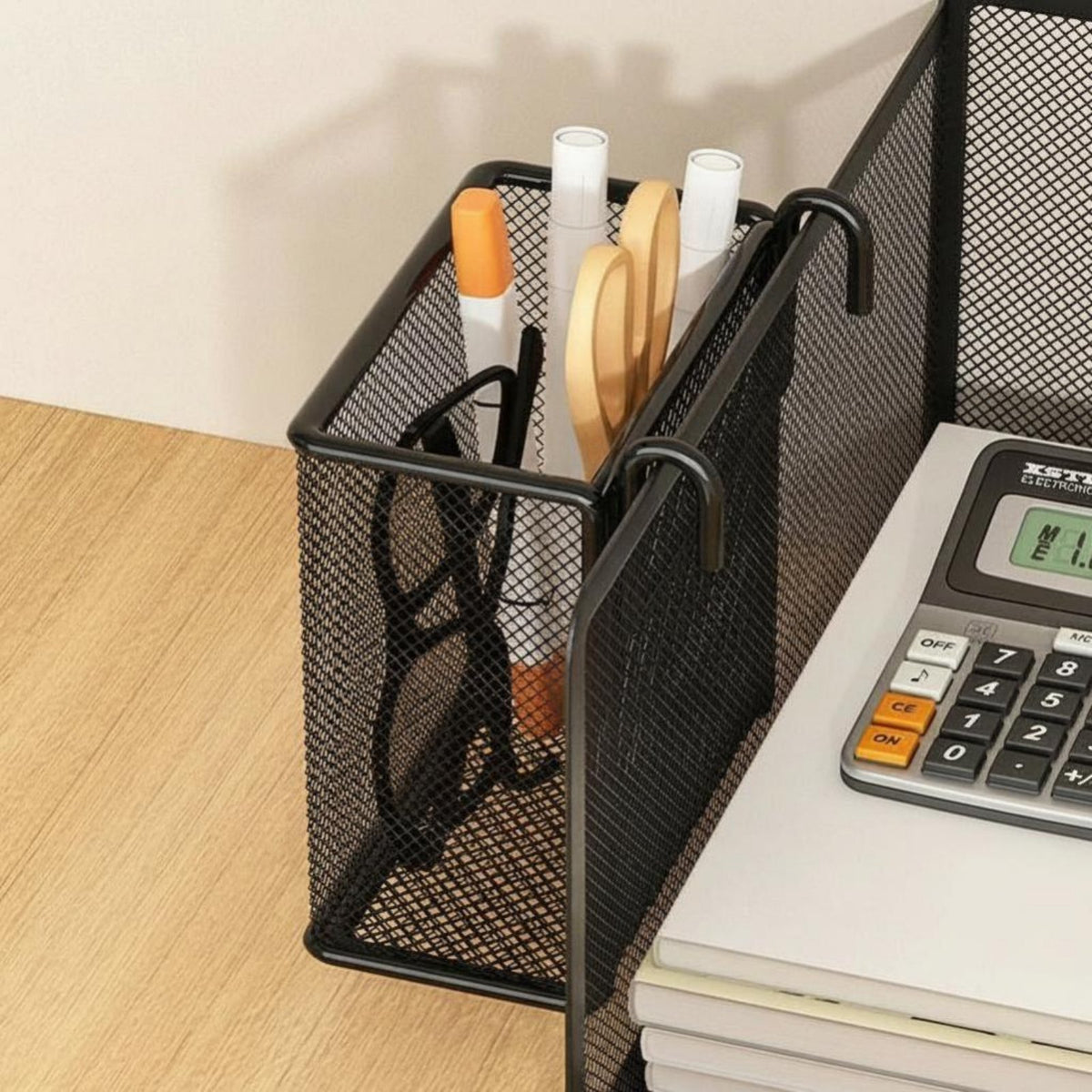 Cubicle divider Organizer Space-Saving Cubicle divider holder vertical surfaceMountable
