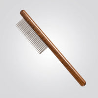 Hair Comb for Dog Grooming and Cat Comb Set, Stainless Steel Tool for Cat Grooming, 3 Pack Beech Wood Handle Comb, Detangling Pet Hair Tool