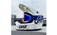 Off-Highway Dirt Bike Helmet with Goggles Graphic Full-Face Helmet with Visor Comfortable Sturdy for Riders, Motocross, Downhill Riding, Karting