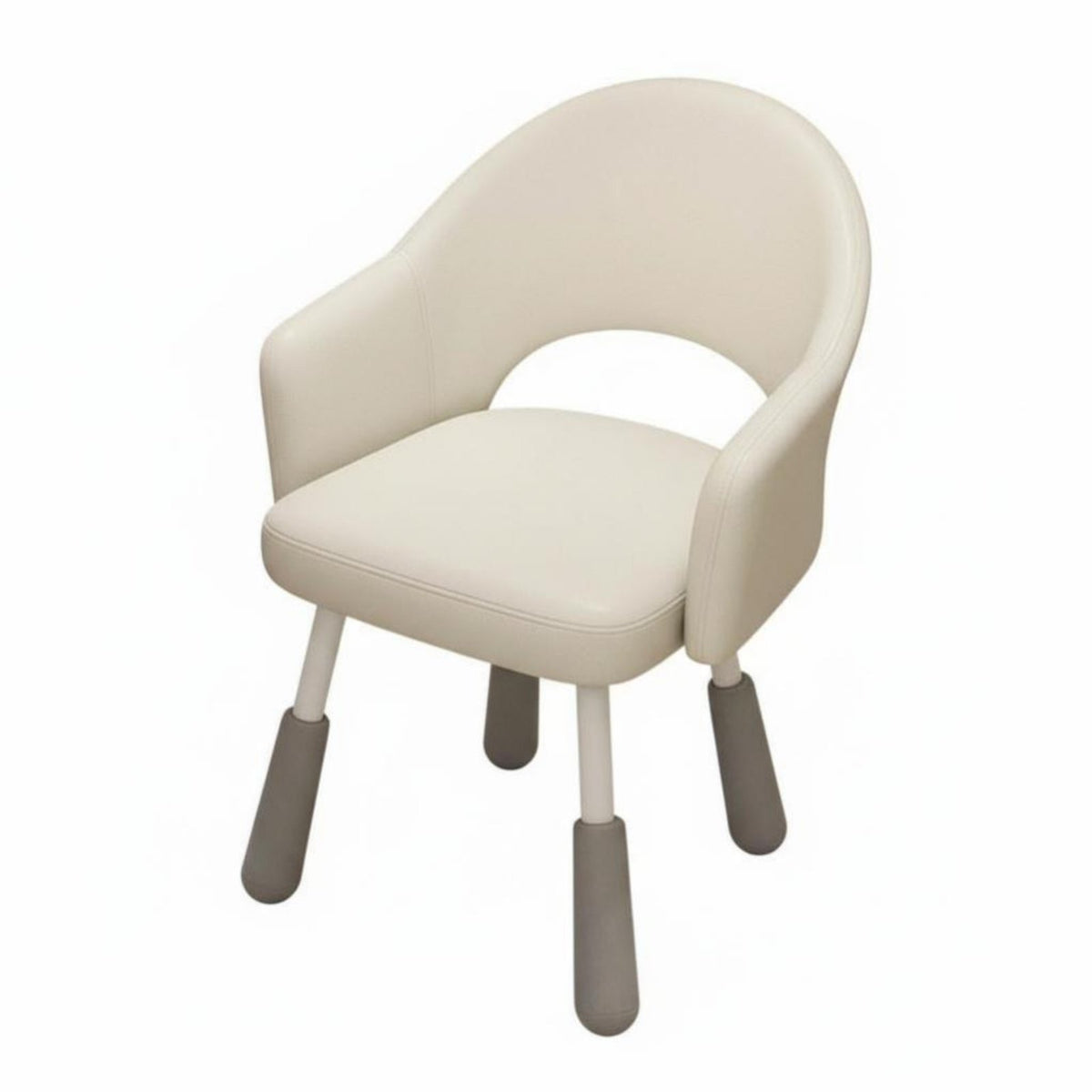 Vanity Makeup Chair Multi-Purpose Molded Plastic Side Chair Space-Saving