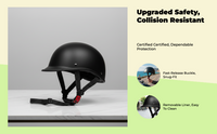 Carbon fiber open-face helmet