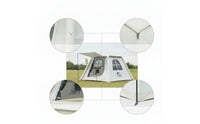 Easy Setup Inflatable Tent Waterproof Air Tent Protection Windproof for Campers, Families, Camping, Road Trips, Park