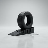 Non-Slip Surface Oil Change Ramp Pressure Resistant Car Service Ramp for DIY Mechanics, Auto Shop, Garage, Driveway