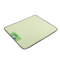 Cooling Mat with Panda Emblem Quilted Dog Cooling Mat Breathable for Crate