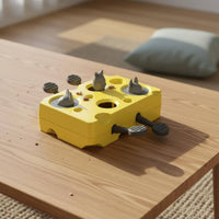 Cat Hit-and-Seek Toy Boredom Breaker Interactive Cat Puzzle Box Easy to Hygienic Pet Supply for Cats, Dogs, Indoor
