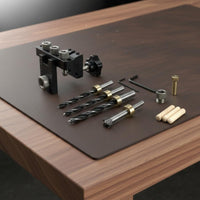 3 in 1 Aluminum Alloy Body Dowel Drilling Guide Adjustable Width